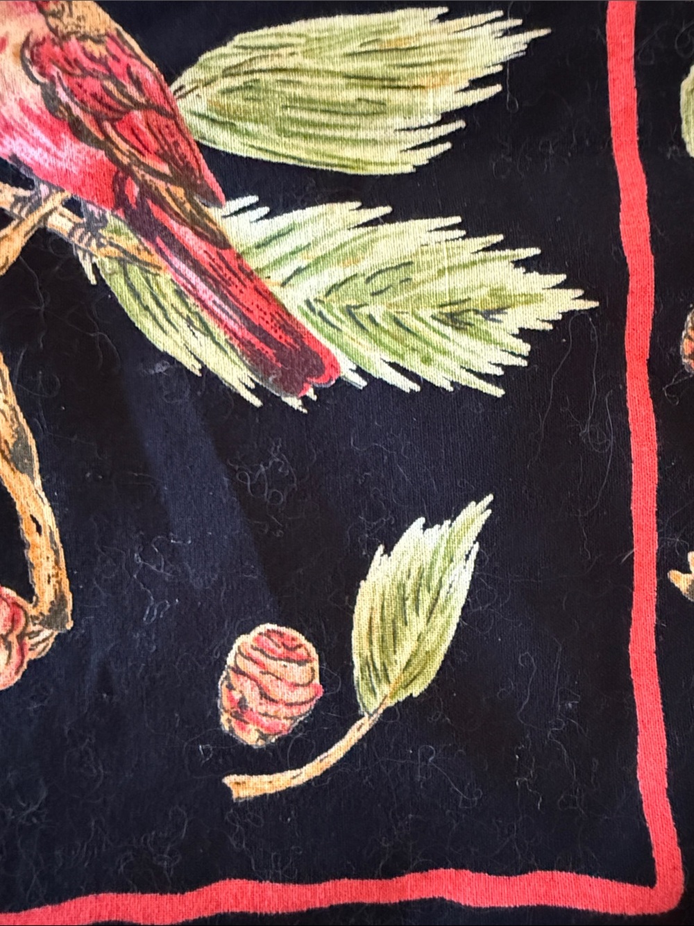 April Cornell holiday cardinal placemats with matching napkins - Picture 12 of 12